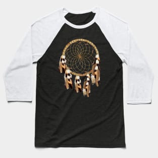 Pelican-Hawk Feather-Dream-catcher Baseball T-Shirt